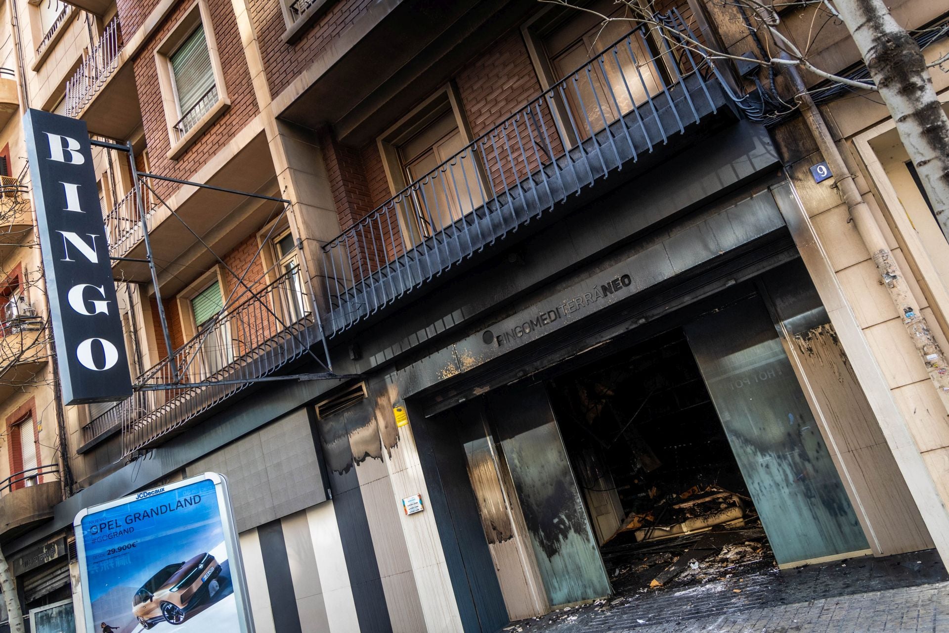 FOTOS | Incendio de un bingo en Valencia