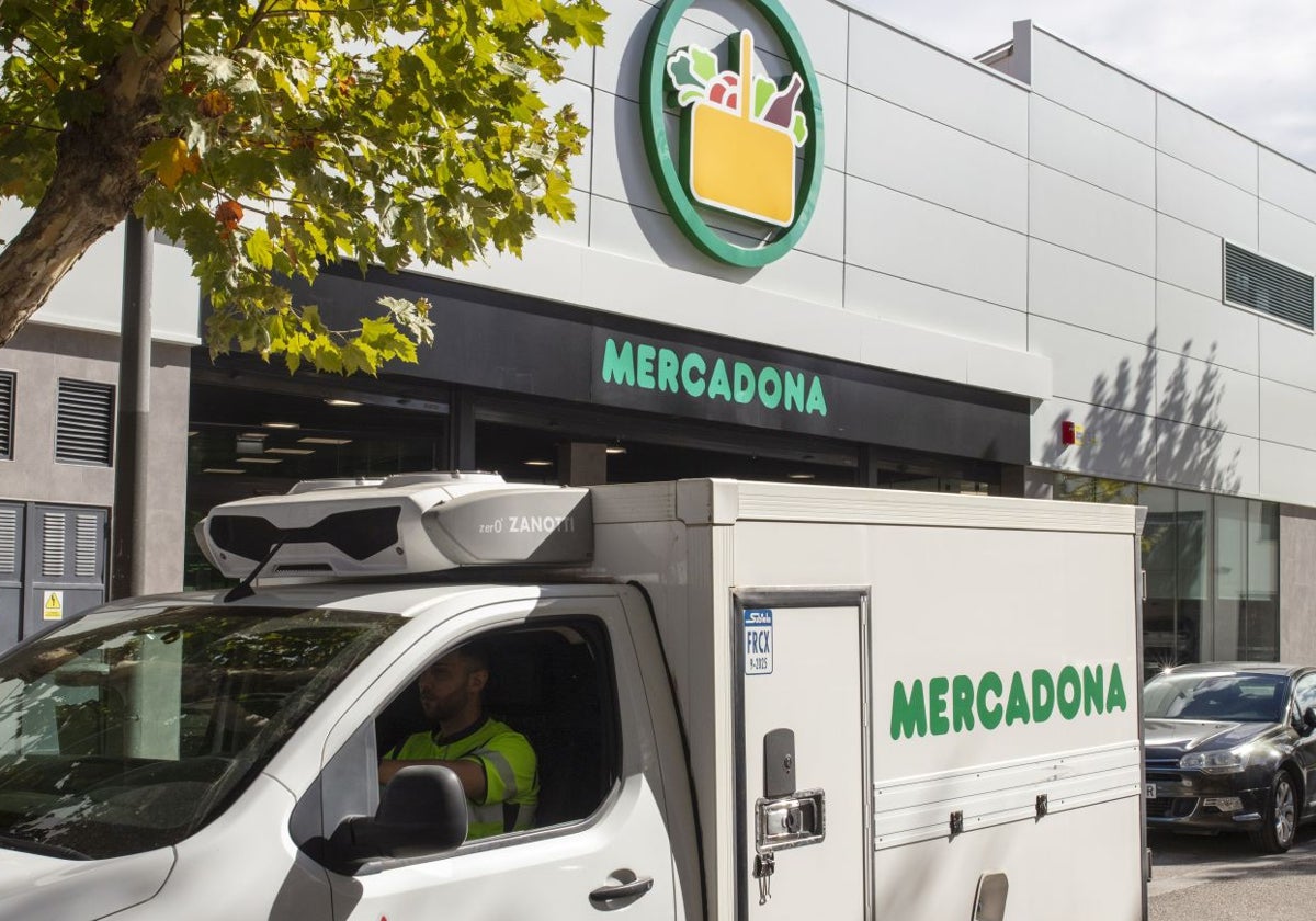 Fachada de un supermercado de Mercadona.