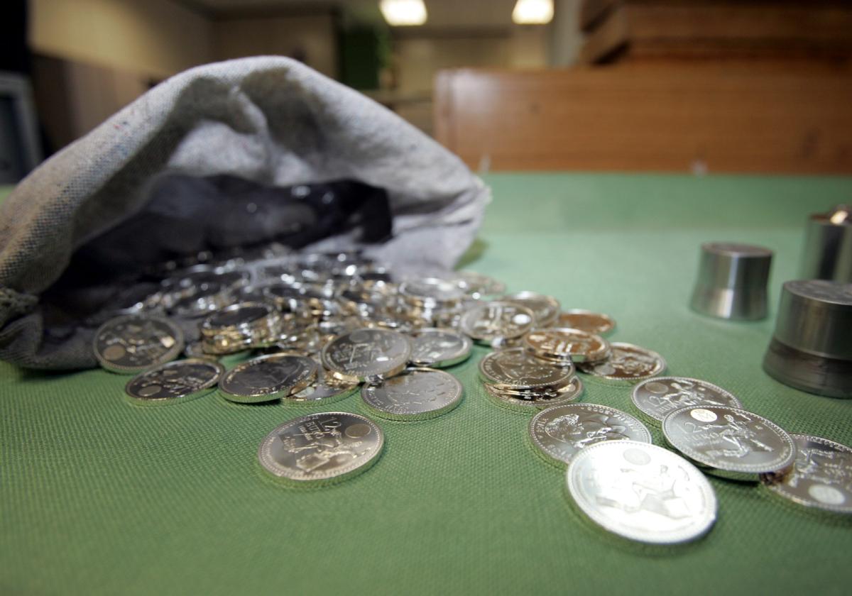 Monedas de coleccionista, en una imagen de archivo.