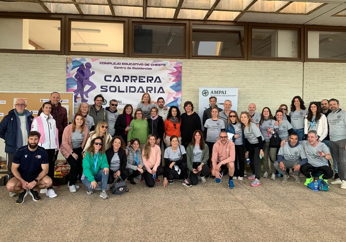 Éxito de la Carrera solidaria en el Centro de Residencias de Cheste