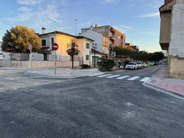 Avenida País Valencià en Fortaleny.