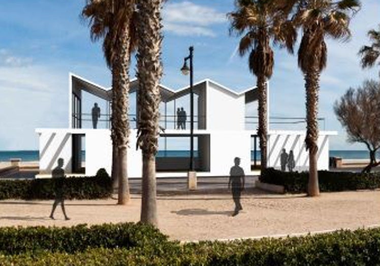 Recreación de los nuevos restaurantes, con mejores vistas al mar..