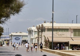 Restaurantes del paseo marítimo de Valencia que se van a comenzar a remodelar.