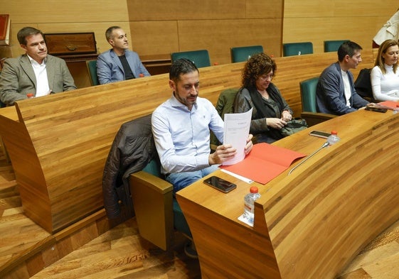 Bielsa, durante un pleno de la Diputación de Valencia.