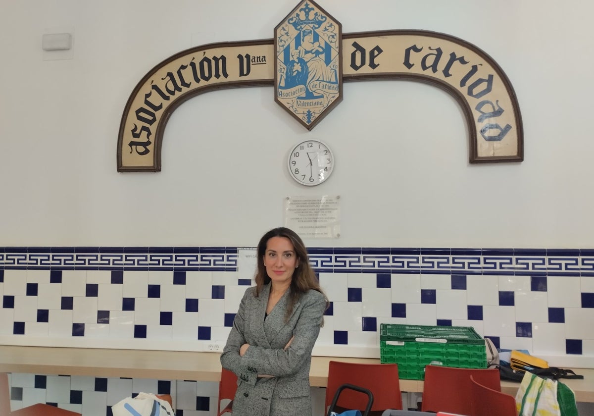 Elena Sánchez, vicepresidenta de Casa Caridad.