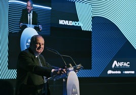 Jordi Hereu, ministro de Industria, en la Asamblea General de Anfac.