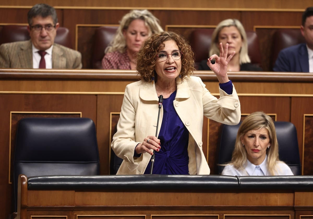 La vicepresidenta y ministra de Hacienda, María Jesús Montero.