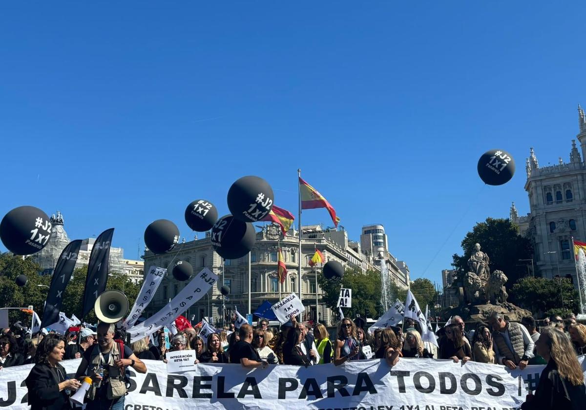 Abogados mutualistas en la protesta del mes de septiembre en Madrid.