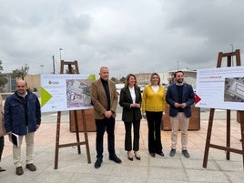 Acto de presentación de la nueva zona de aparcamiento.