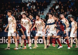 Partido entre el equipo levantinista y el Mirandés