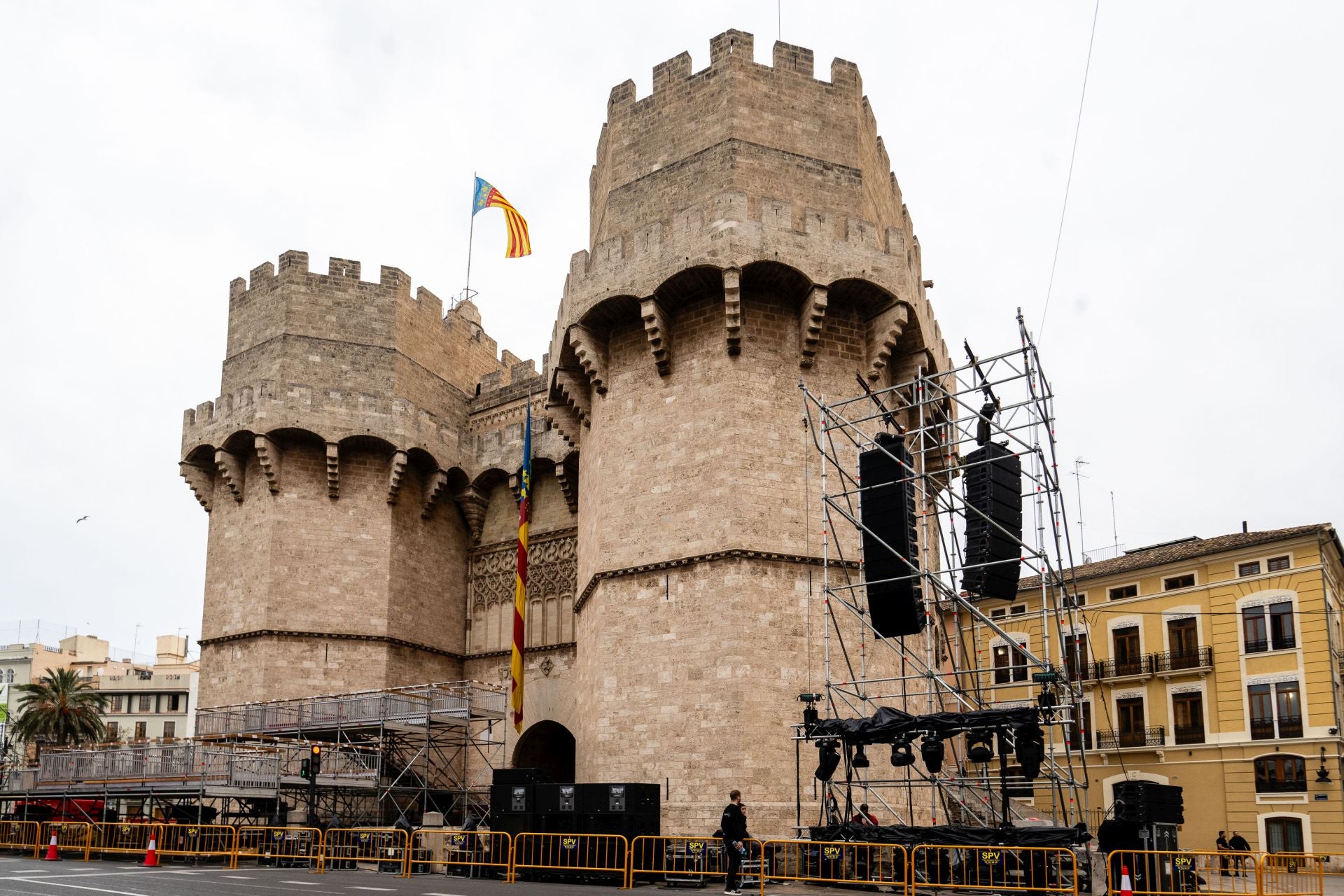 Las Torres de Serranos, listas para la Crida.