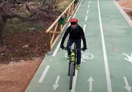 Nuevo carril ciclopeatonal.