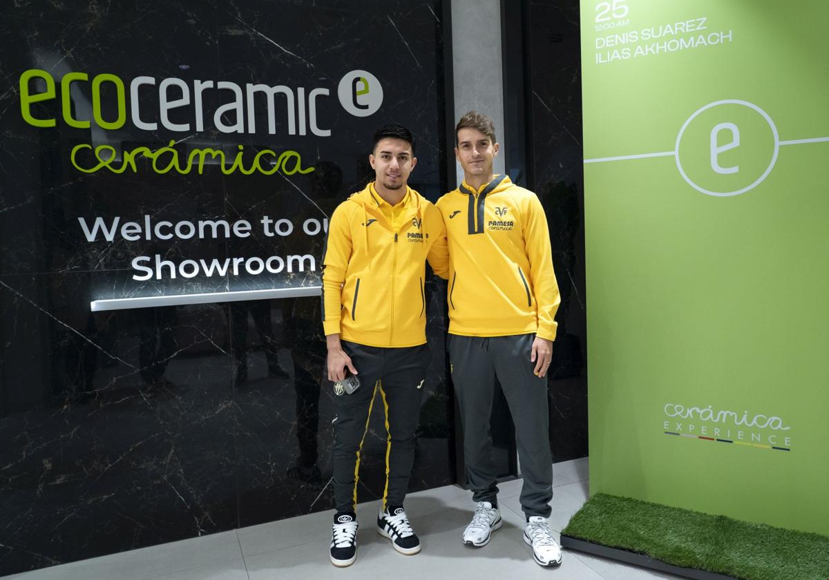 Éxito rotundo en el segundo día de evento en Ecoceramic con la visita de Denis Suárez e Ilias Akhomach