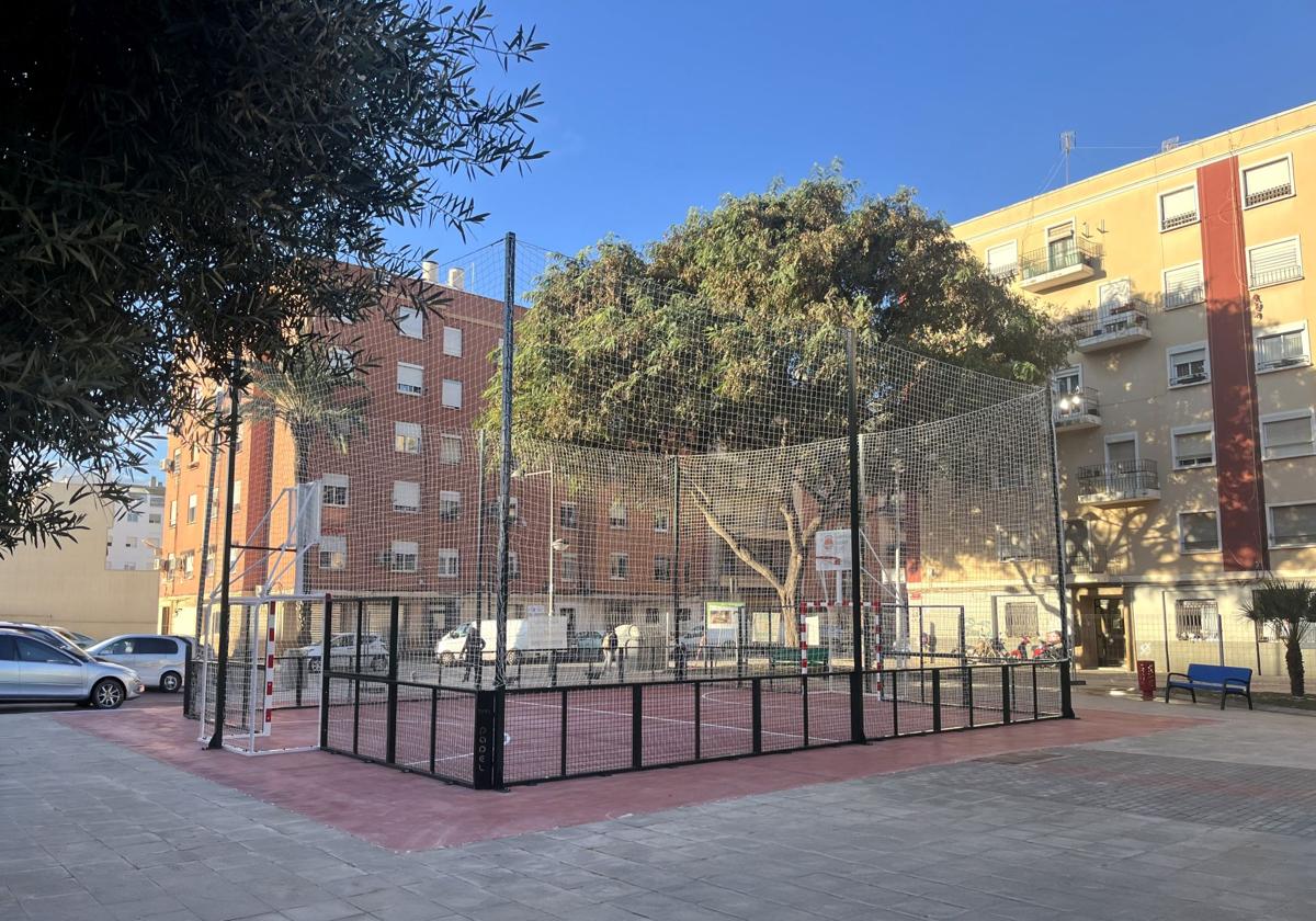 Plaza Casota de Paiporta, ya reconstruida.