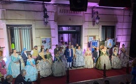 Presentación falleras mayores de La Llosa de Ranes en una imagen de archivo.