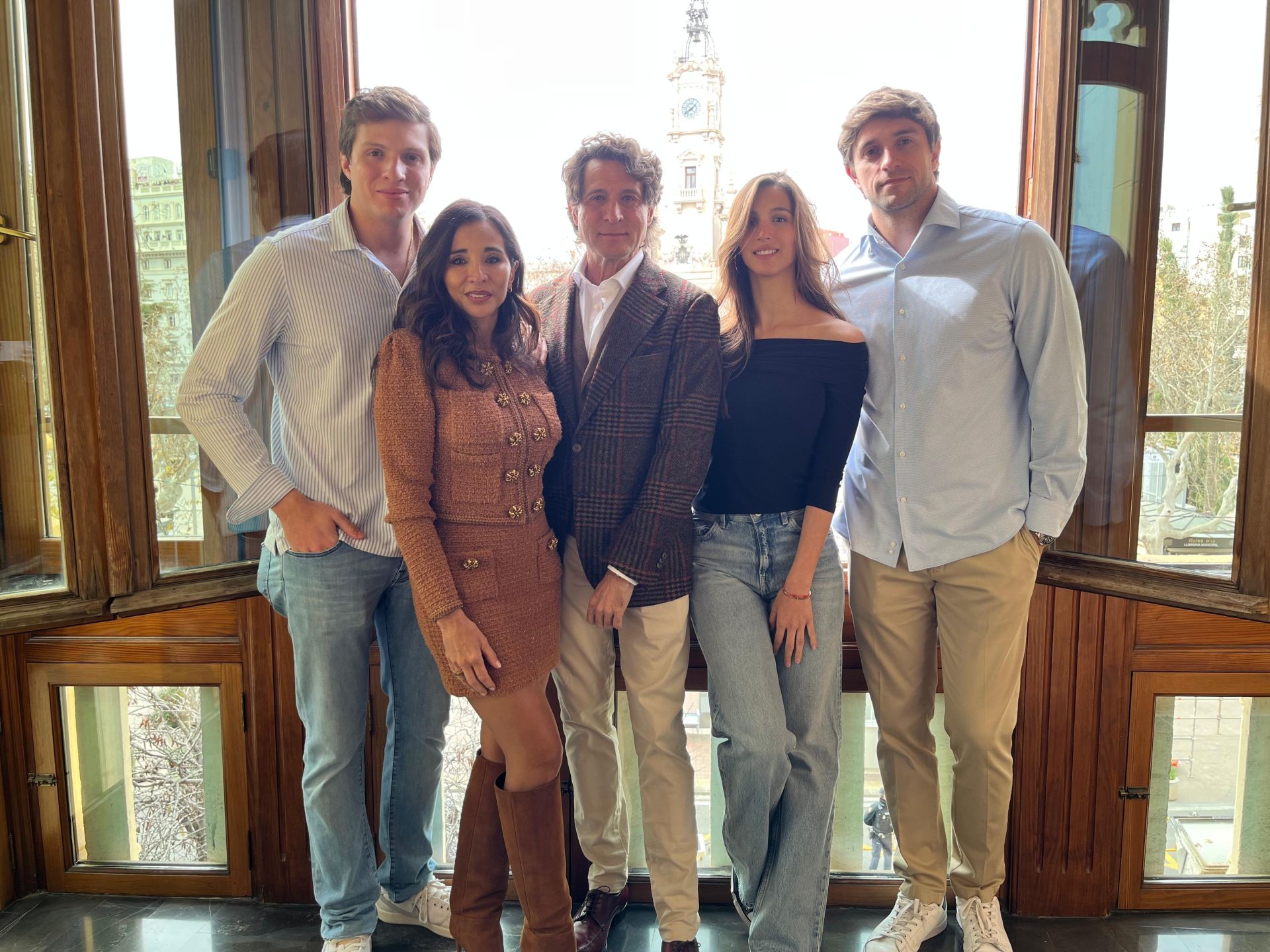 Pablo Remohí, Ana Cobo, Pepé, Laura y David Remohí.