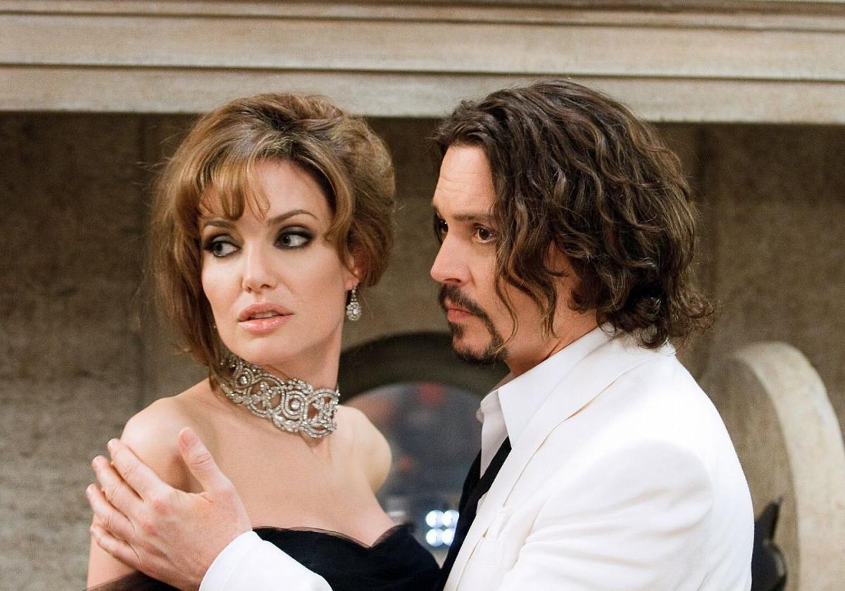 Angelina Jolie y Jonnhy Depp.