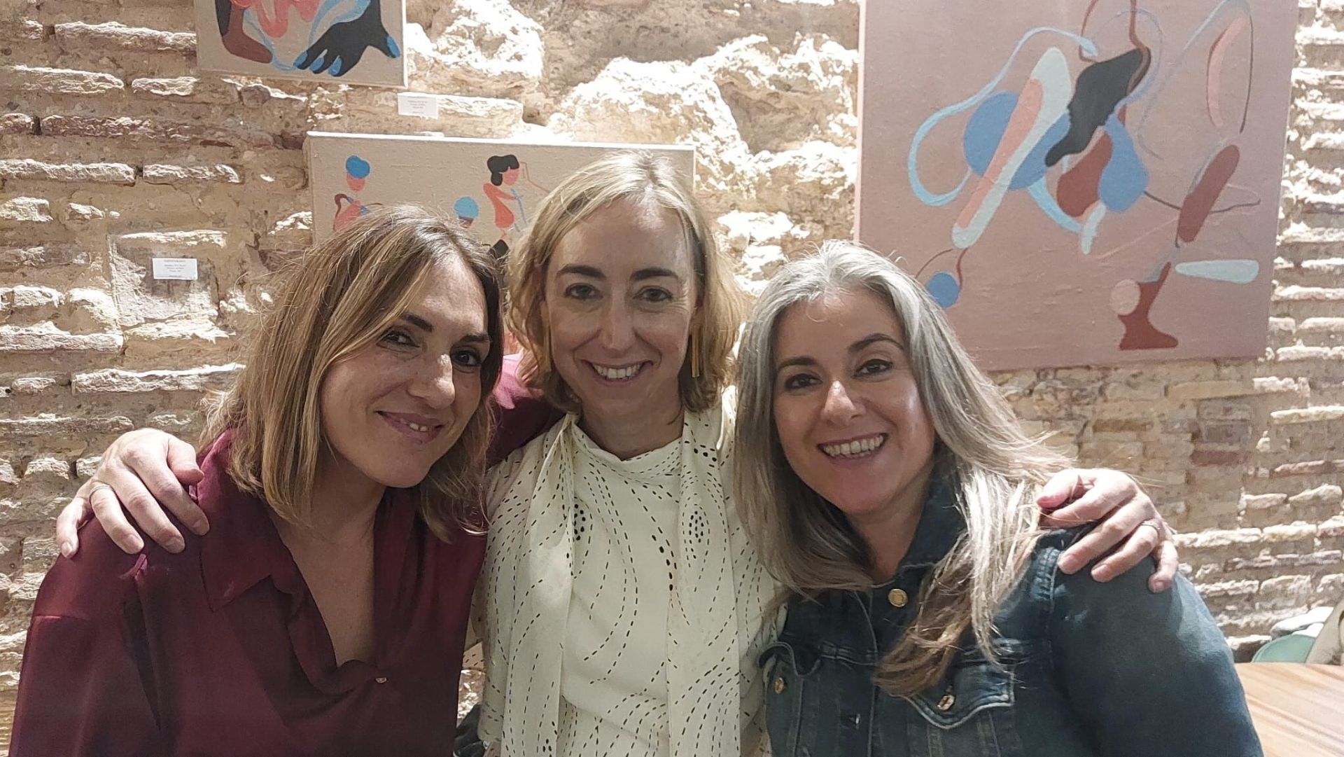 Raquel Roca, Ana Goyanes y María Pocoví.