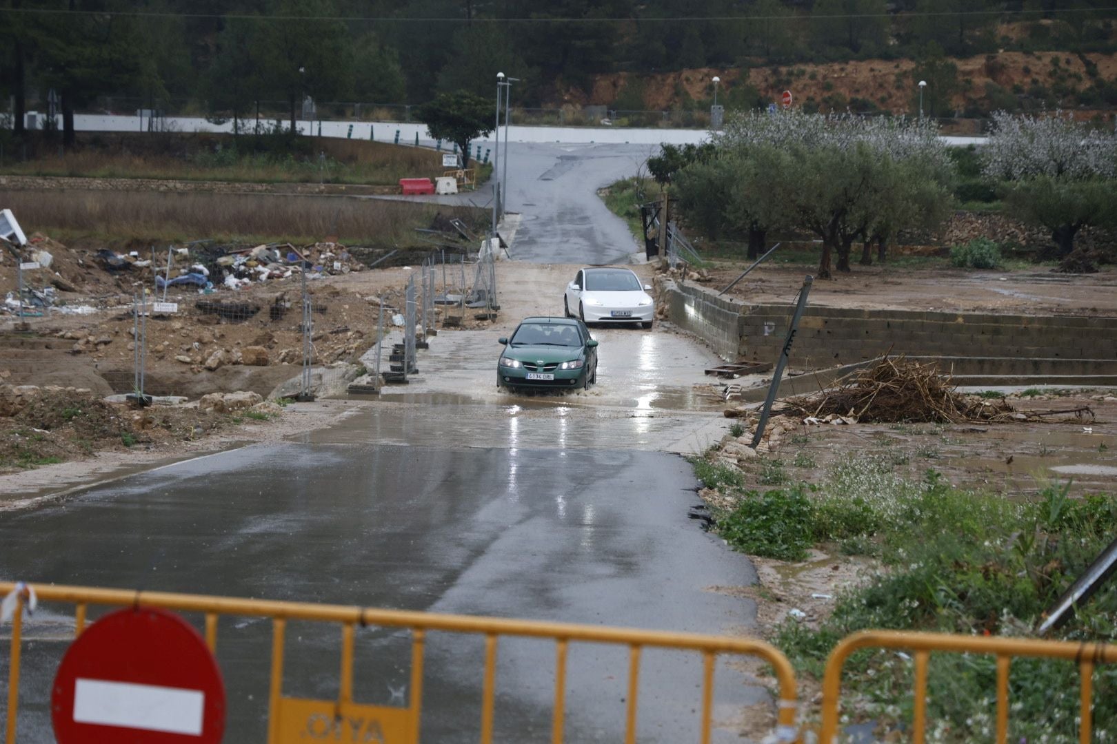 FOTOS | Las fuertes lluvias golpean la Comunitat Valenciana este lunes