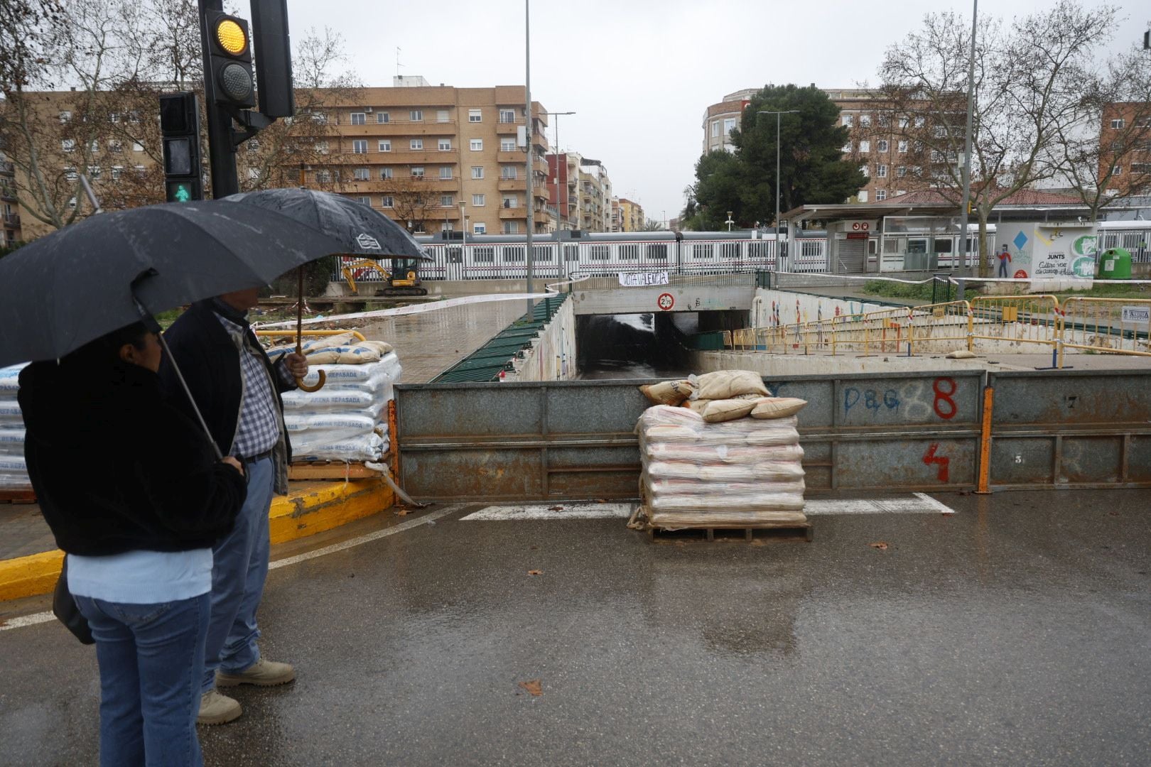 FOTOS | Las fuertes lluvias golpean la Comunitat Valenciana este lunes