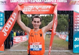 Ciro Martín, tras proclamarse el pasado fin de semana campeón de España sub-23 de cross.