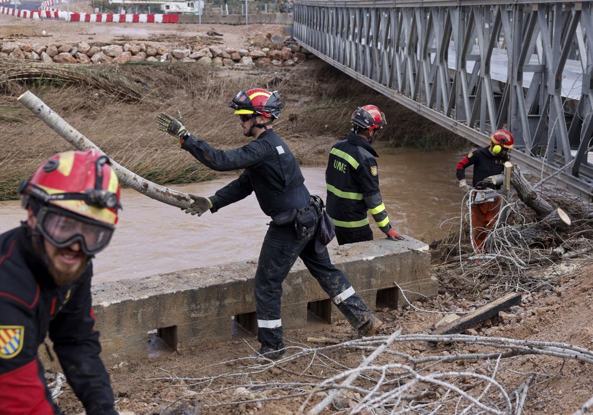 Las imágenes de la lluvia este martes en la Comunitat