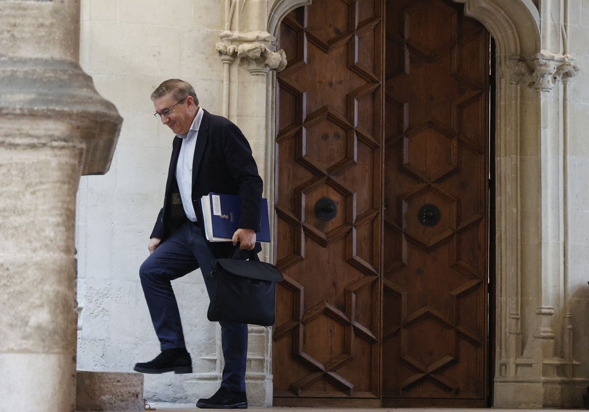 José Antonio Rovira, en el Palau de la Generalitat.