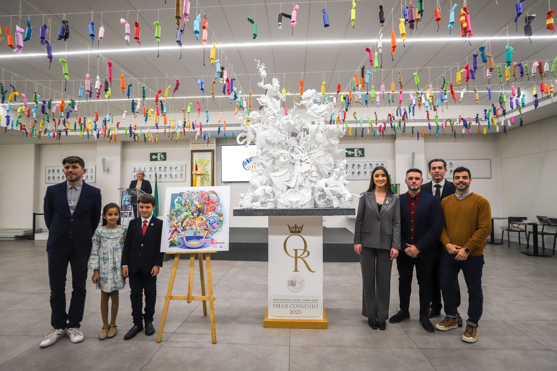 La Falla Convento muestra las maquetas de sus fallas