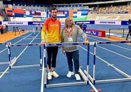 Quique Llopis en las pistas del Europeo de Apeldoorn 2025.