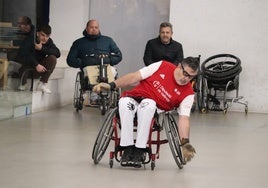 Toni Sainz, durante la final de la Copa Raspall 2025.