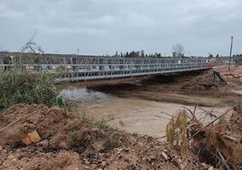 El río Turia, a su paso por Riba-roja.