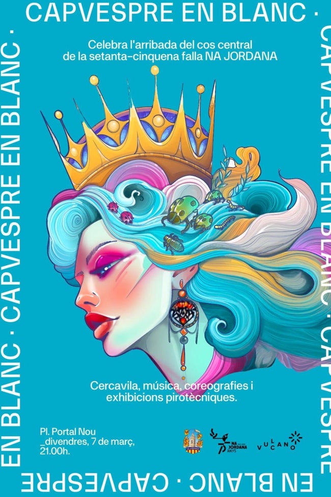 Cartel que anuncia el performance en Na Jordana.