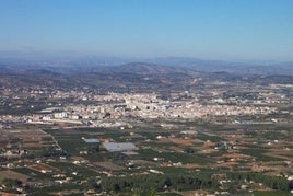 Vista general del término de Canals.