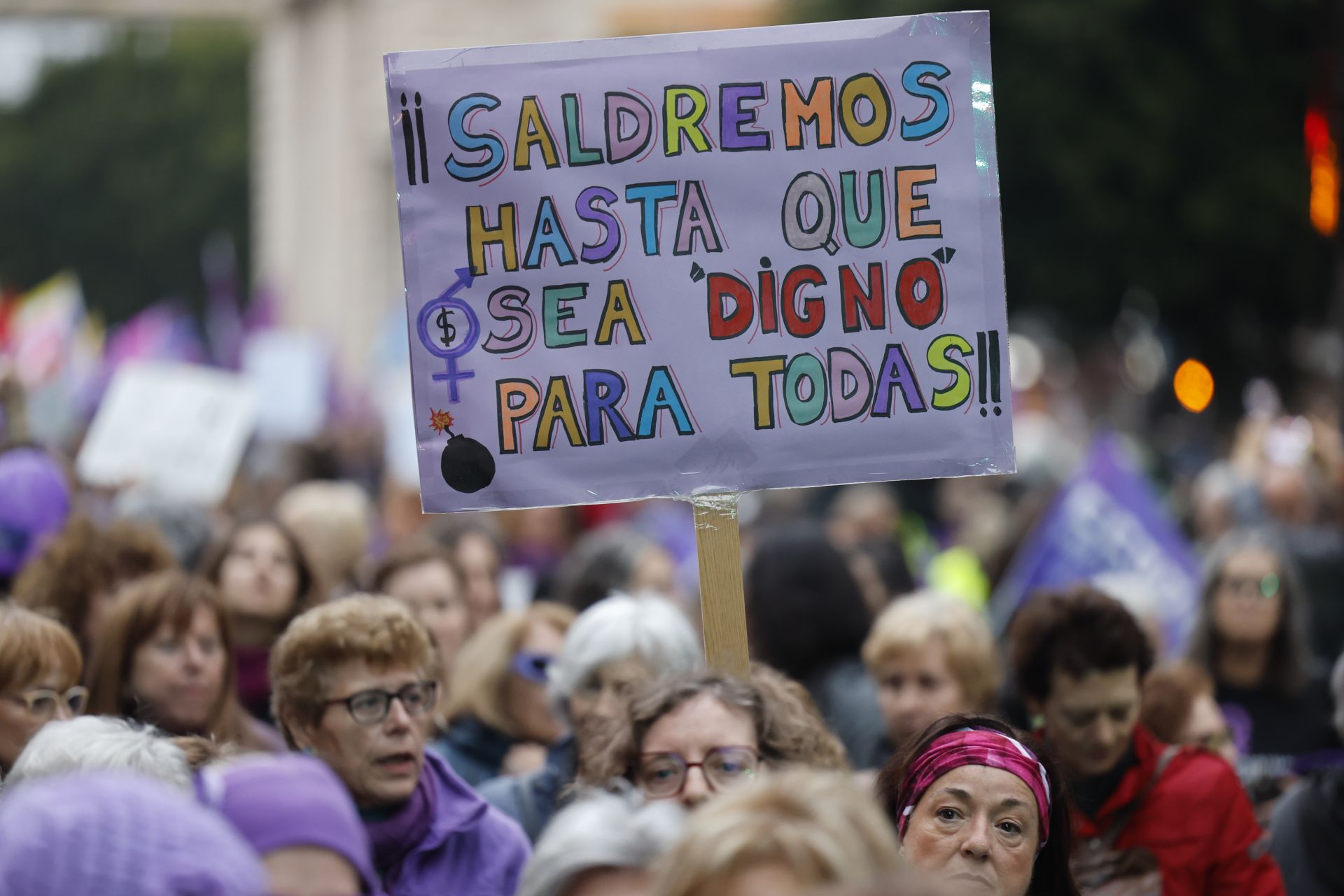 Las imágenes de la manifestación del 8M en Valencia