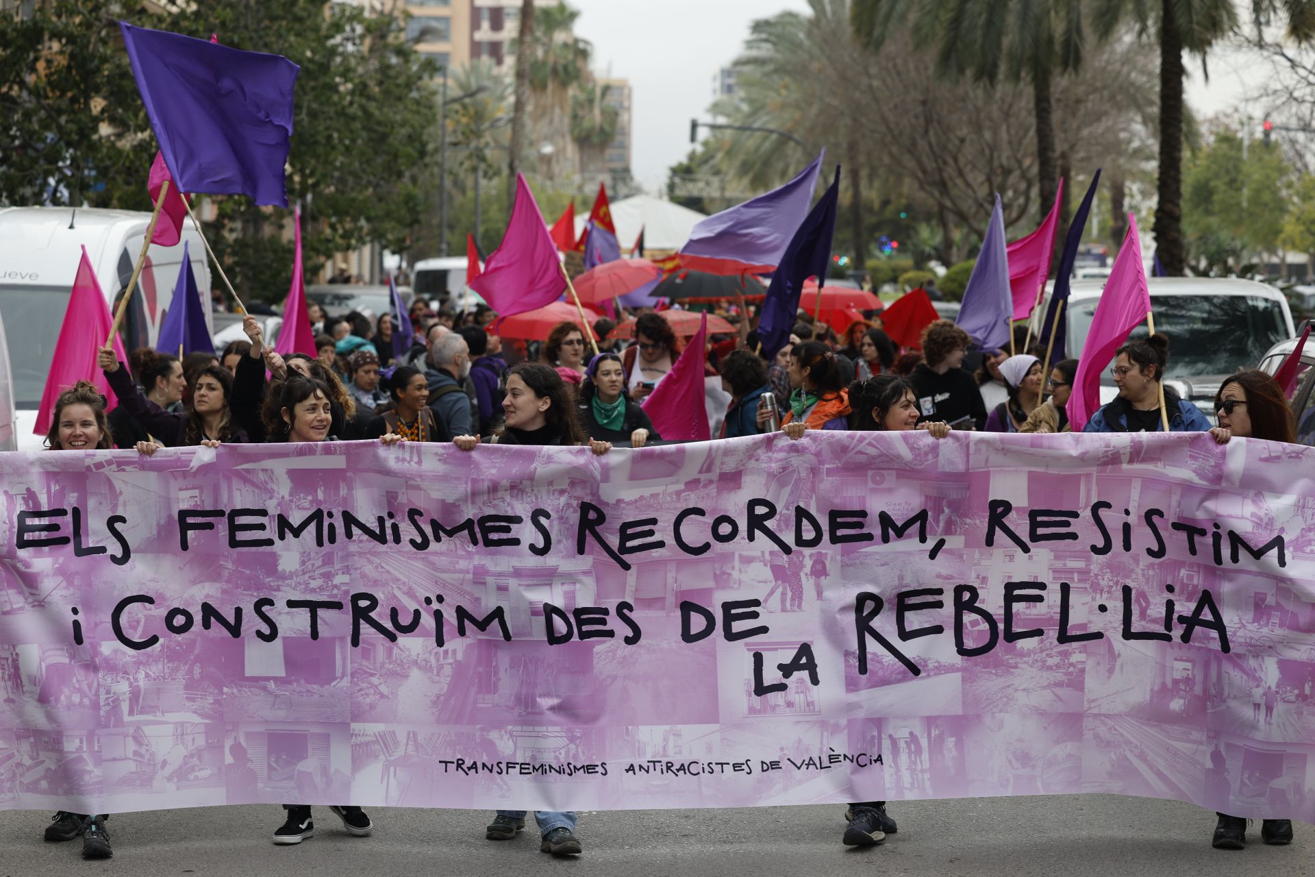 Las imágenes de la manifestación del 8M en Valencia