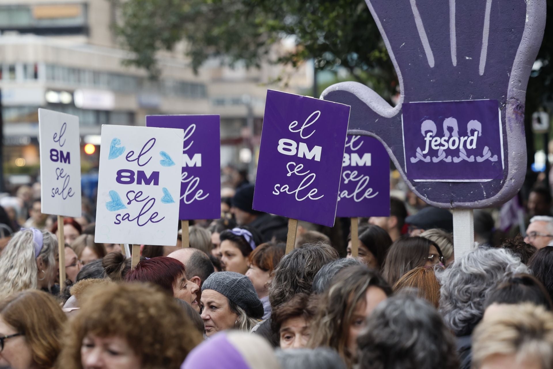 Las imágenes de la manifestación del 8M en Valencia