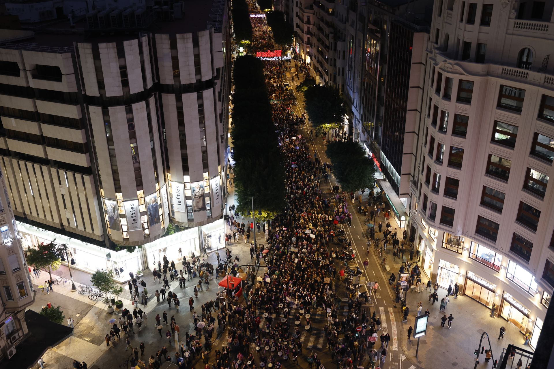 Las imágenes de la manifestación del 8M en Valencia