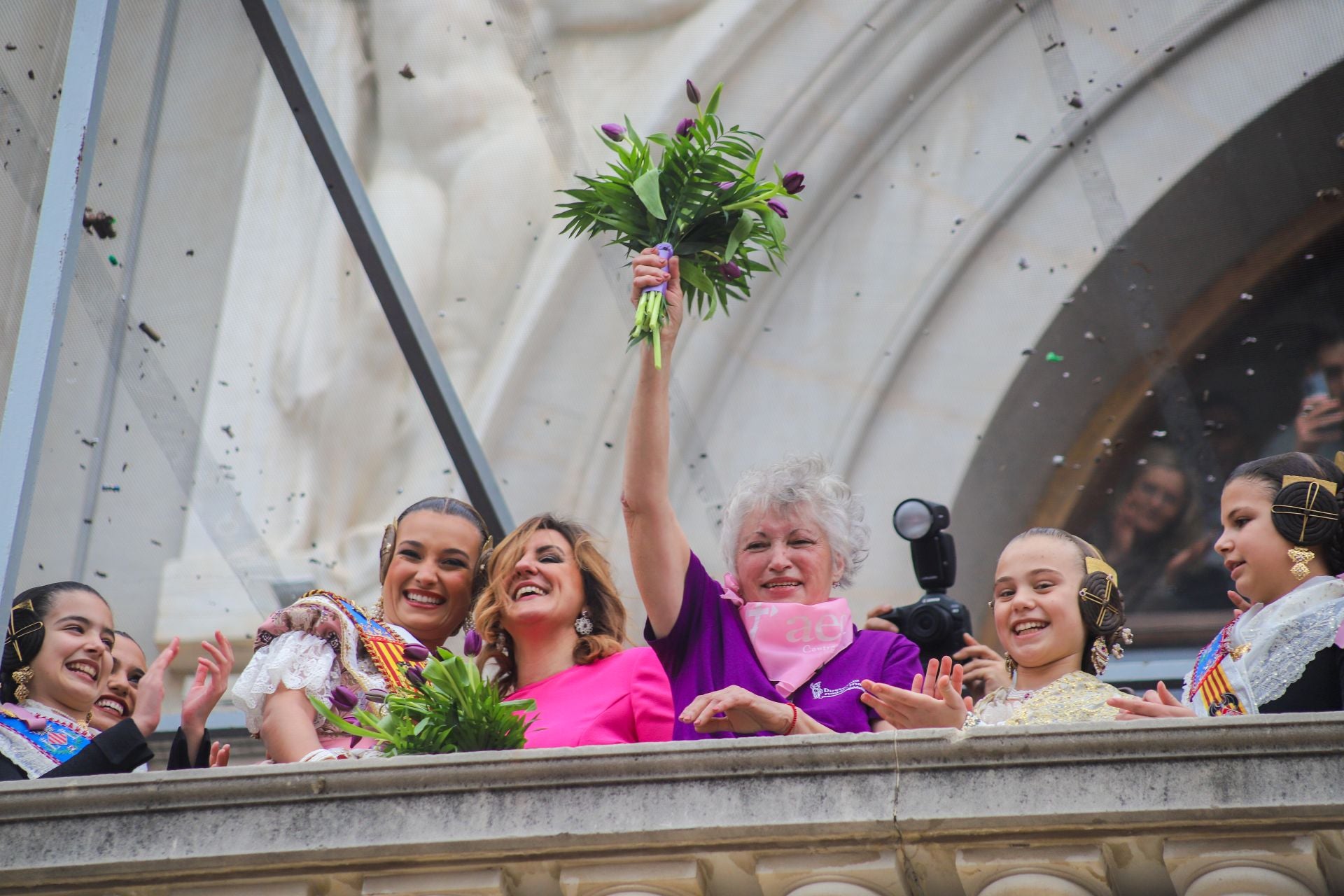 La mascletà de Nuria Martí de las Fallas 2025, en imágenes