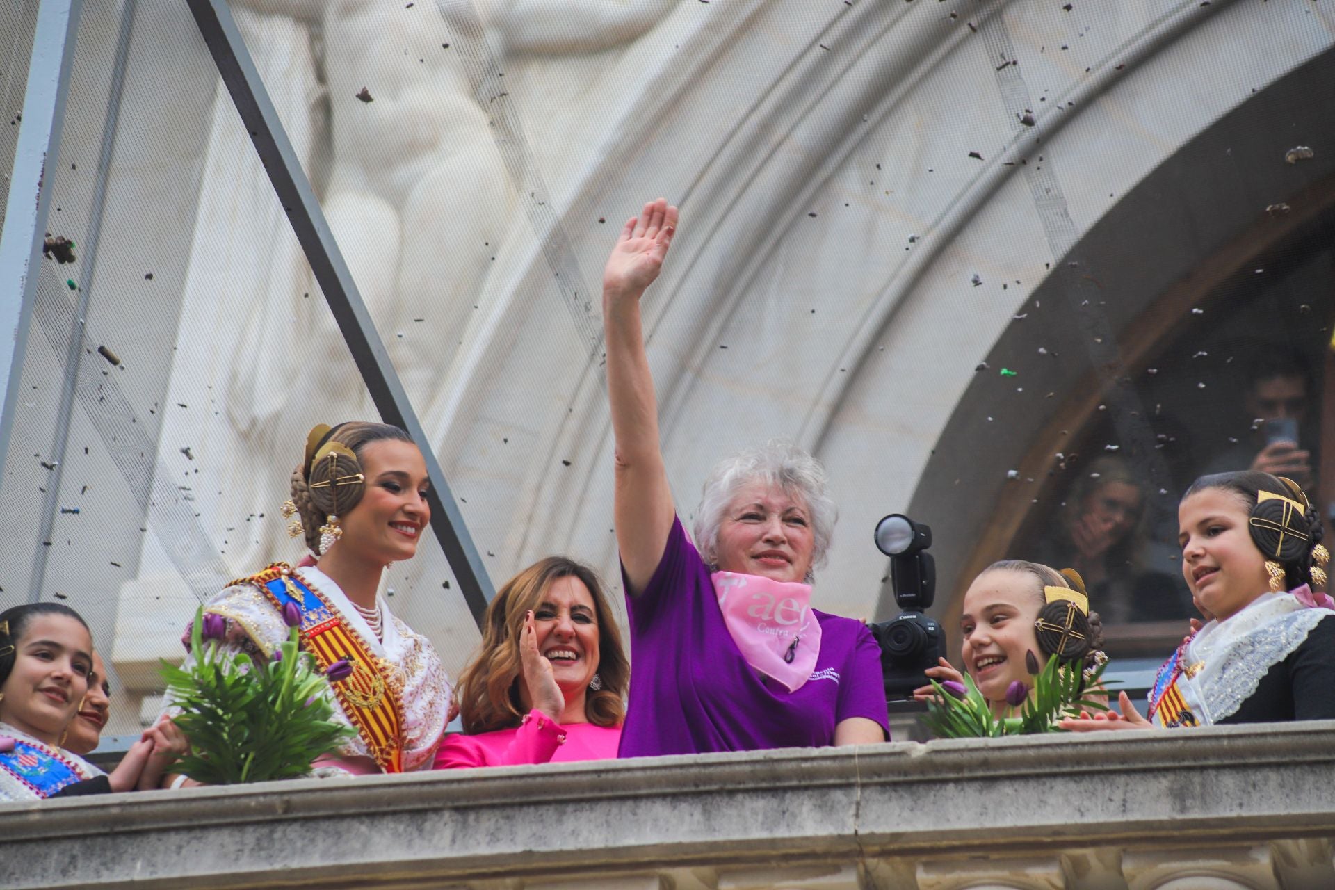 La mascletà de Nuria Martí de las Fallas 2025, en imágenes