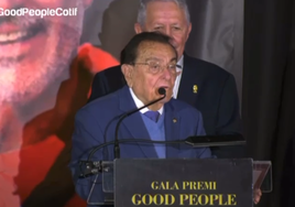 Paquito Fenollosa en los premios Good People