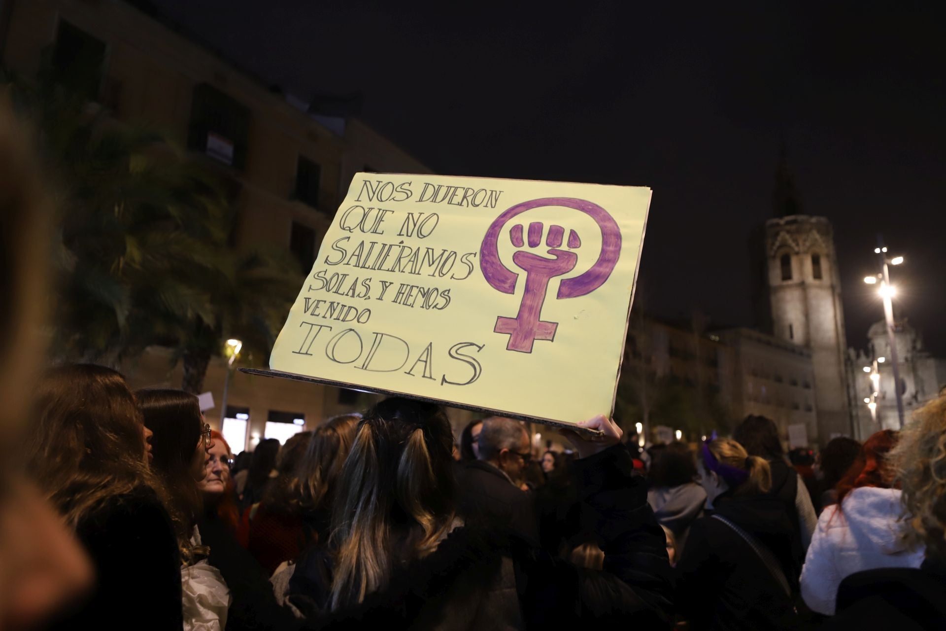 Las imágenes de la manifestación del 8M en Valencia