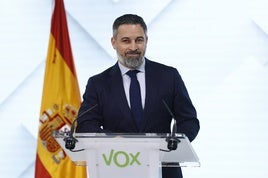 Abascal, líder de Vox.