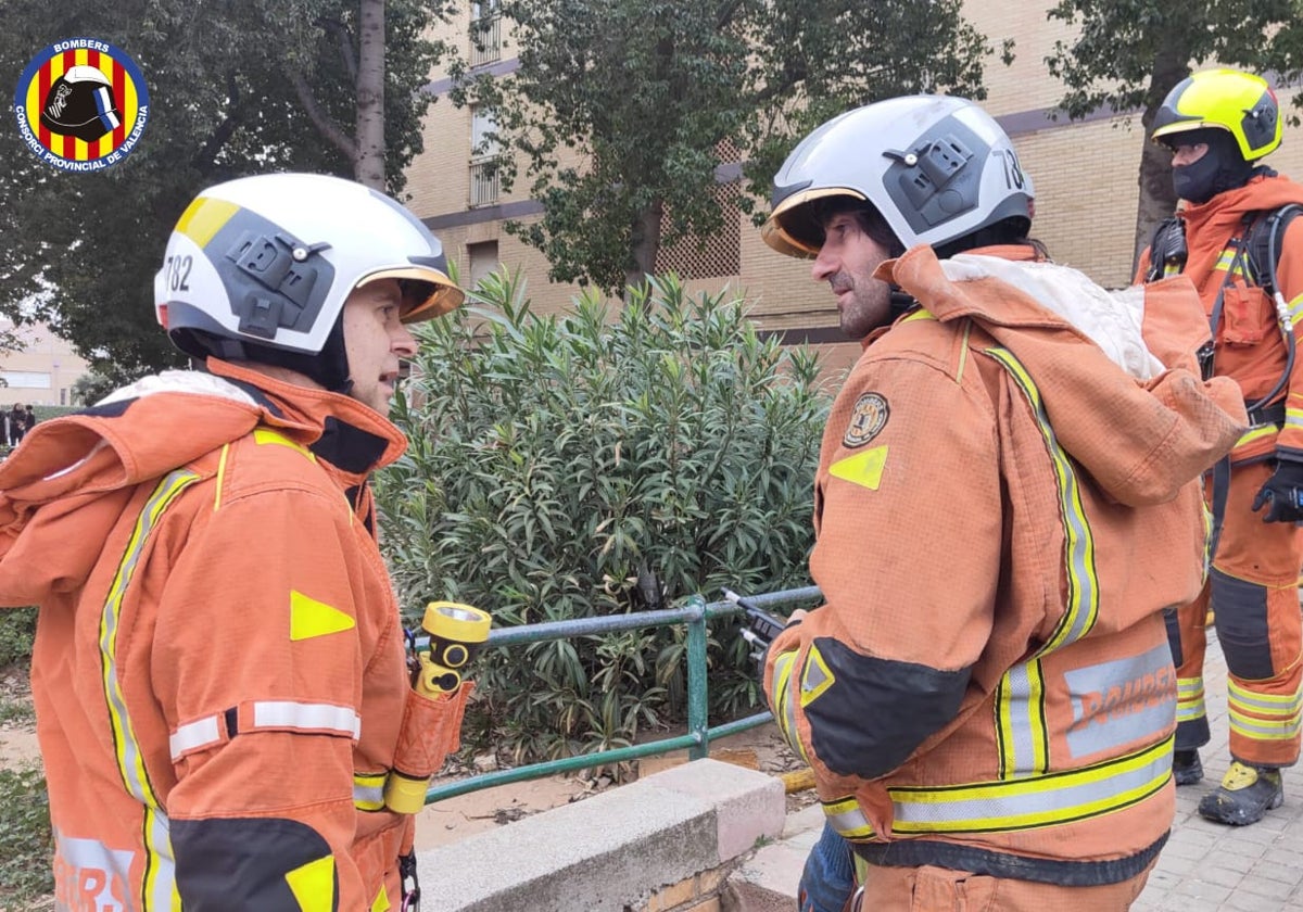 Imagen de archivo de una intervención de los bomberos.