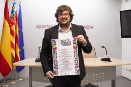 Presentación de la programación fallera de Gandia.