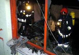 Imagen de archivo de una intervención de los bomberos.