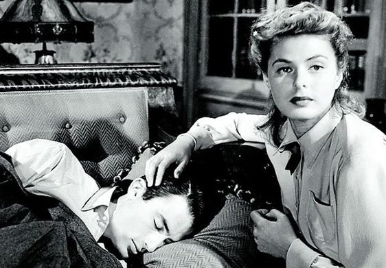Ingrid Bergman y Gregory Peck en una escena de 'Recuerda'.