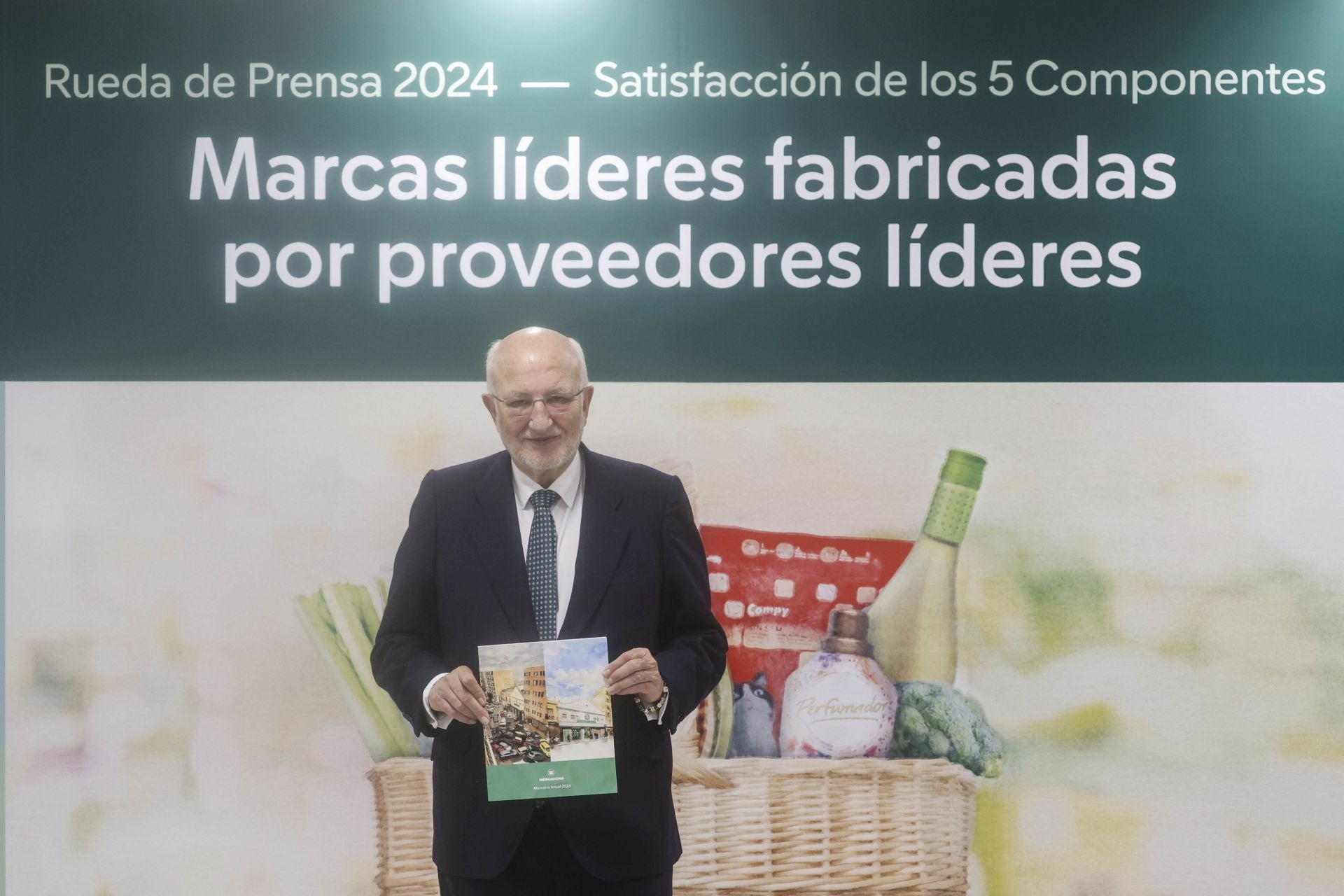 Todas las imágenes de la presentación de los resultados de Mercadona en 2024