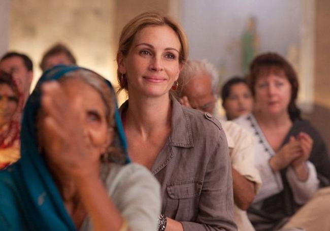 La actriz Julia Roberts en 'Come, reza, ama'.