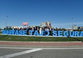 Homenaje al trasvase Tajo-Segura en Murcia.