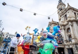 Plantà de la falla municipal infantil 2025